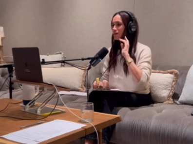Meghan, the Duchess of Sussex, in a preview clip for her new podcast Confessions of a Female Founder.