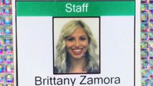 Brittany Zamora, 27, a teacher from Arizona, is accused of having sex with a 13-year-old student on three occasions and performing oral sex on him in a classroom. (KNXV)