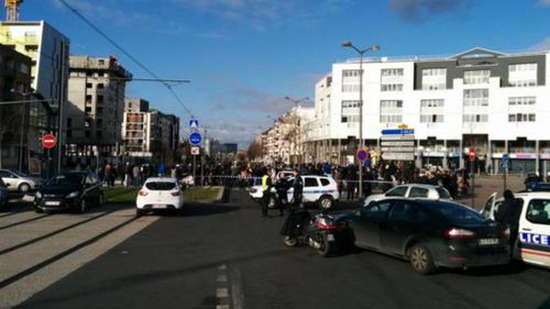 A gunman has taken two hostages in a post office siege in Paris' northwest. (Twitter)