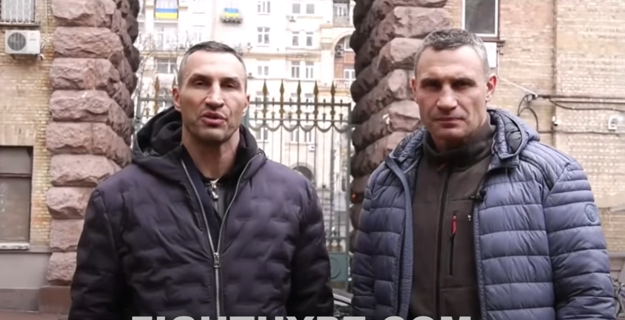 Ukranian Hall of Fame boxing brothers Vitali, Wladimir Klitschko take up arms against Russia invasion