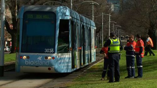 Man critical after being struck by tram in Fitzroy