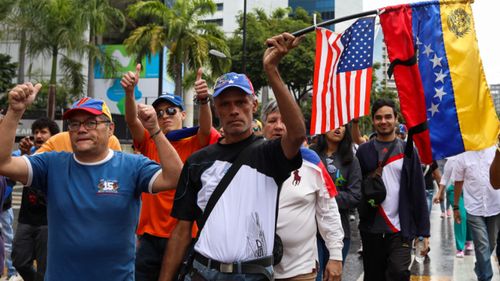 A poor economy and shortage of basic items sparked mass protests through Venezuela.