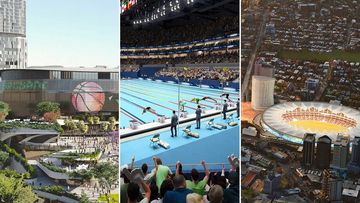 Some of the infrastructure upgrades for the Olympics in Brisbane.