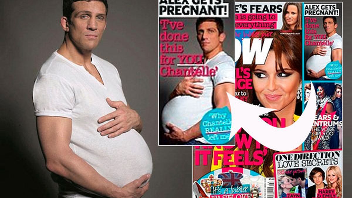 Pregnant Man Alex Reid Wears Fake Bump To Win Back Baby Mama