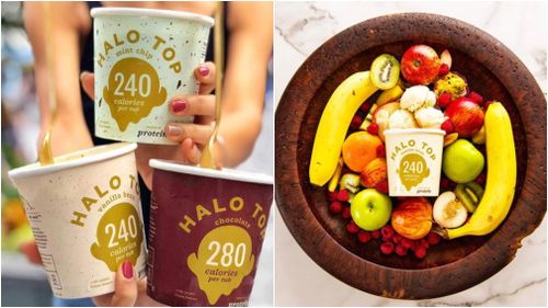 Halo Top has been touted as a 'healthy' ice cream with lower sugar and more protein than the traditional version. (Instagram/halotopau)