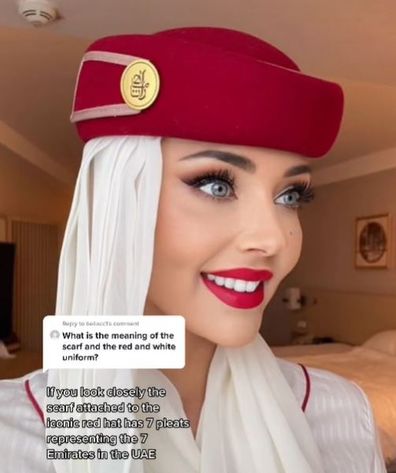 Emirates flight attendant 