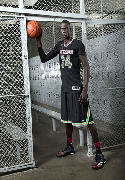 The NBA is calling for seven-foot, 17-year-old Thon Maker. (Getty)