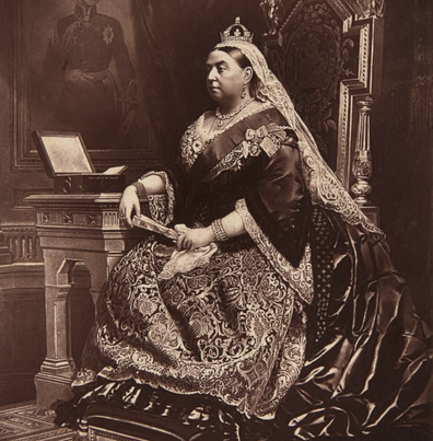 Queen Victoria during her Diamond Jubilee in 1897.
