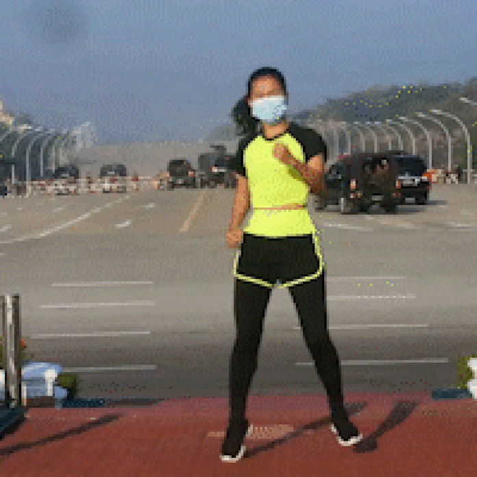 Myanmar Workout Video During Military Takeover Goes Viral