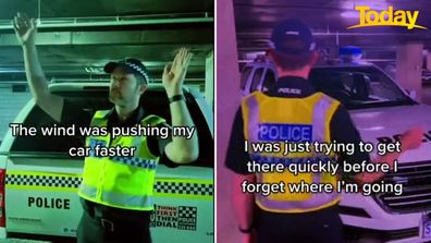 SA Police Senior Constable Matt Browne viral TikTok dances poke fun at silly excuses from speeding drivers