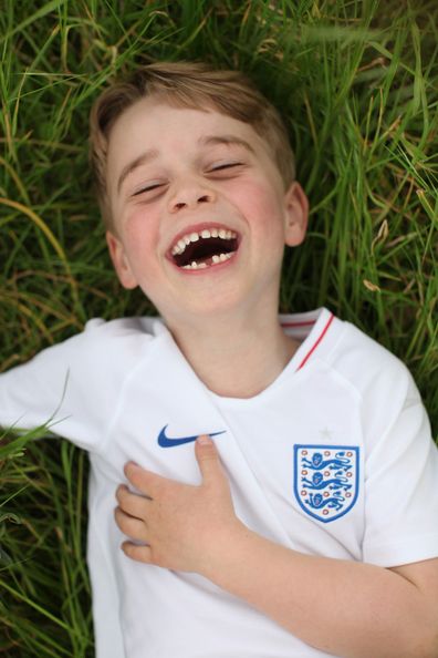 Prince William receives West Bromwich jerseys for Charlotte and Louise but not George