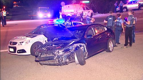 Police pursuit in Perth’s northern suburbs ends when car slams into five other vehicles