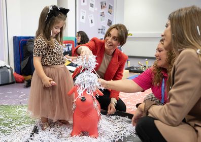 The Princess of Wales will join a family portage session at the Orchards Centre,Multi Agency Service Hub in Sittingbourne, Kent to highlight the importance of supporting children with special educational needs and disabilities and their families. The session will be run by the Kent Portage Team. Pic Shows HRH with 3 yr old Beatrice