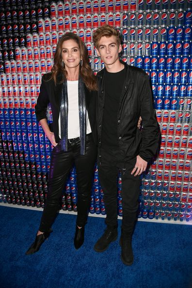 Cindy Crawford and son Presley Gerber 