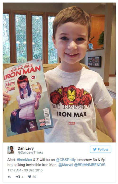 Marvel Comics honours young boy fighting rare disease with cameo in Iron Man