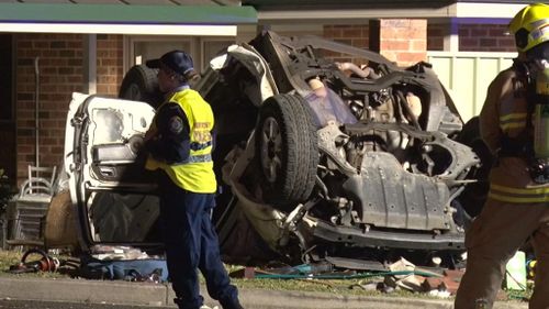 Two teenagers have been killed and a third seriously injured after their Holden Rodeo rolled at Emu Plains. (9News)