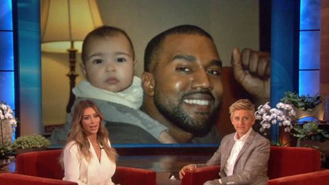 Watch: Kim unveils first pic of Kanye and baby North together ... and it's ridiculously cute!