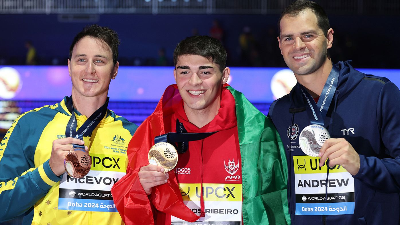 Reinvented Aussie swimmer Cameron McEvoy 'shocked' to score butterfly world titles bronze