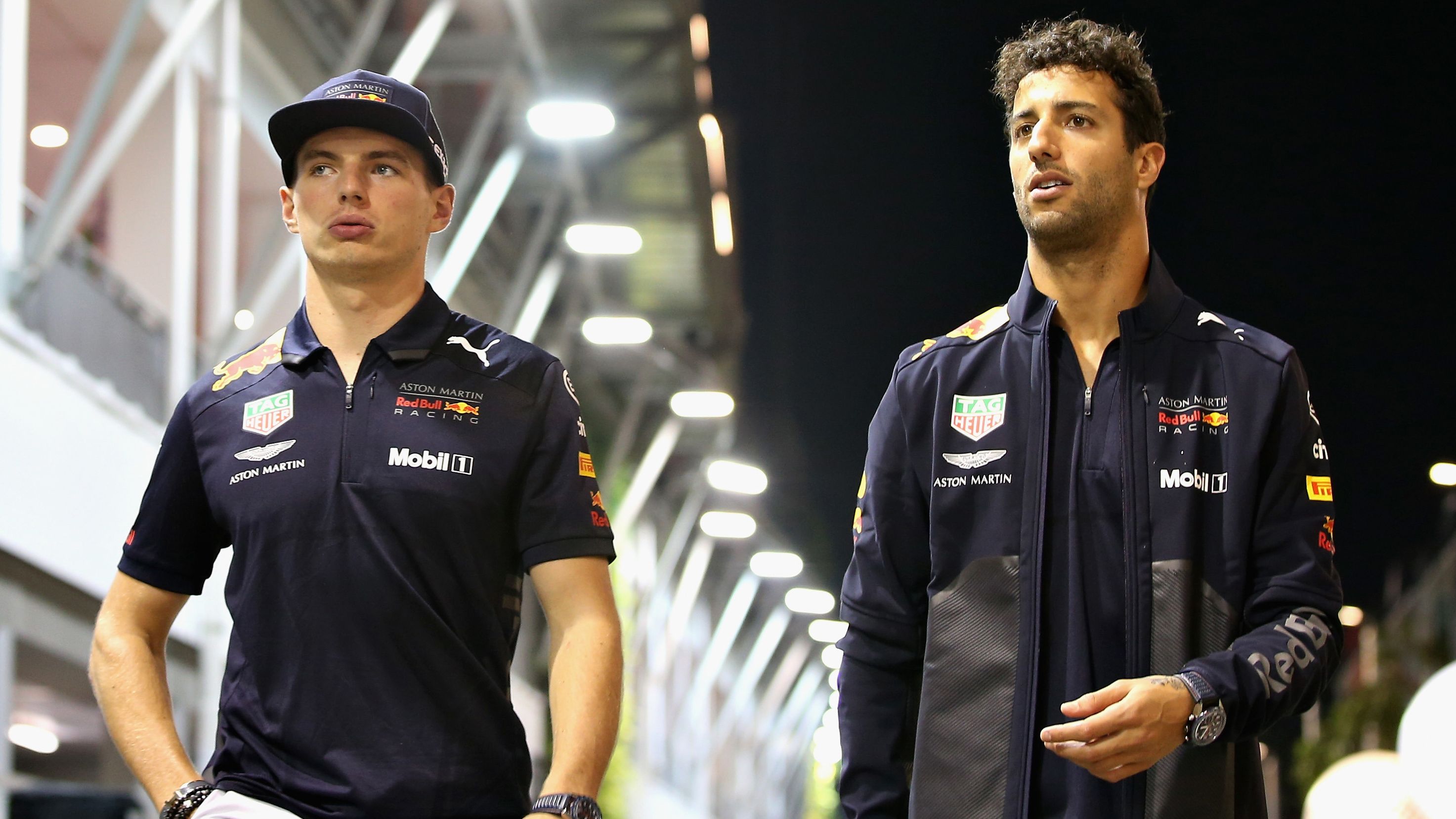Daniel Ricciardo and Max Verstappen as teammates in 2018.