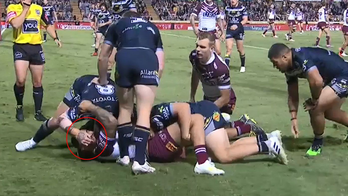 Cowboys star Josh McGuire slapped with $4,500 fine for facial act on Manly's Dylan Walker