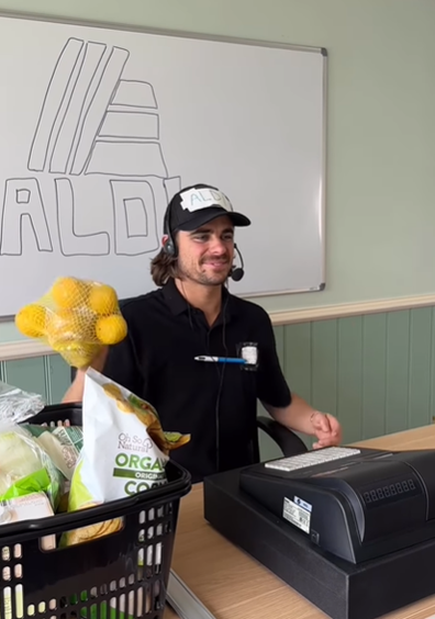 aldi comedy video checkout