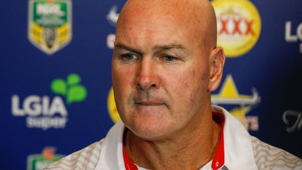 Paul McGregor is fighting to keep his coaching job at St George Illawarra in 2017. (AAP)