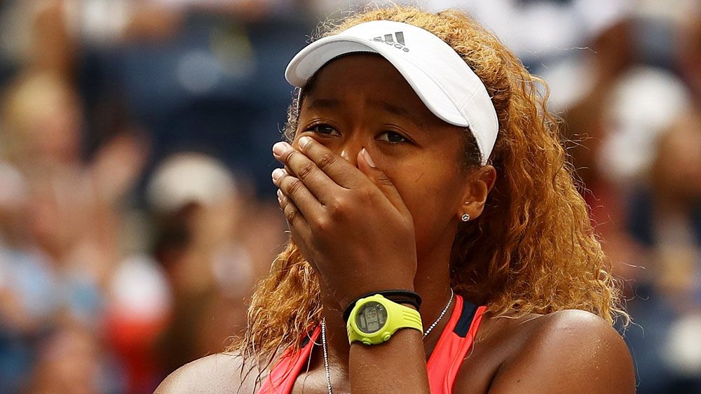 Tears as Japanese teen 'freaks out' at US Open