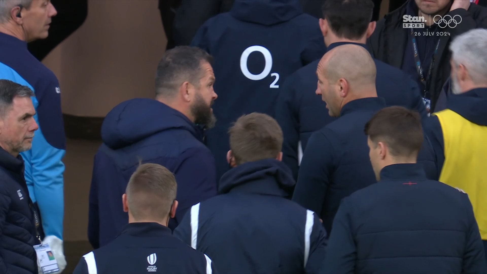 Angry coaches exchange as England stun Ireland to blow open Six Nations title race