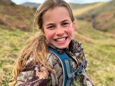 Princess Charlotte in the portrait shared for her 10th birthday, May 2025