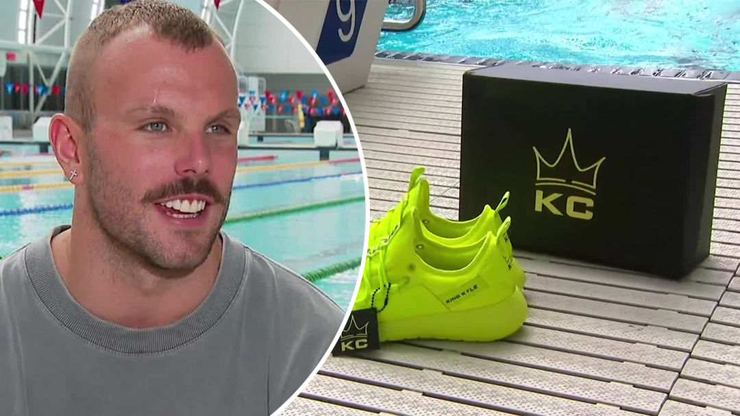 Kyle Chalmers turns shoe 'addiction' into welcome training distraction