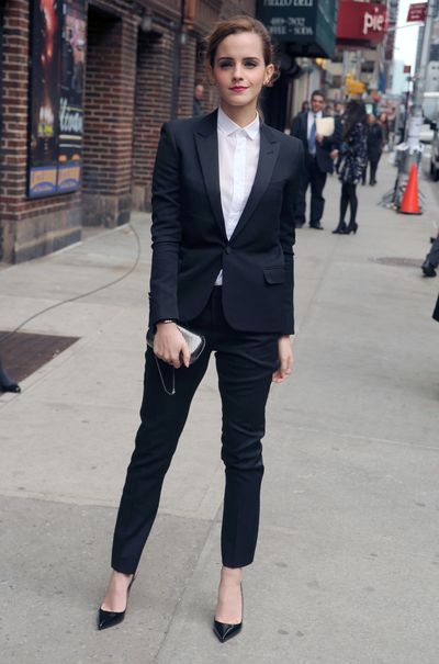 Emma Watson in&nbsp;Saint Laurent in New York, March, 2014