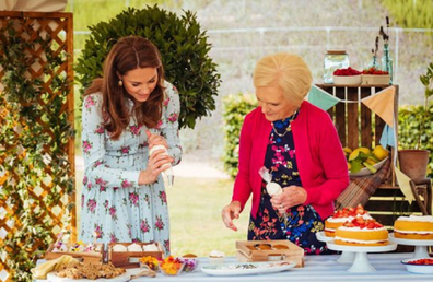 The royal couple joined Mary Berry for a Christmas special.