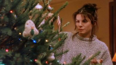 Putting up Christmas tree movie While You Were Sleeping