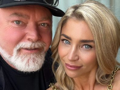 Kyle Sandilands and Tegan Kynaston in the US