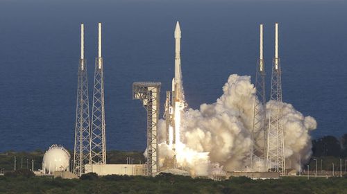 NASA spacecraft blasts off to collect asteroid dust