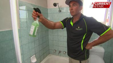 Clean and sanitizing the bathroom