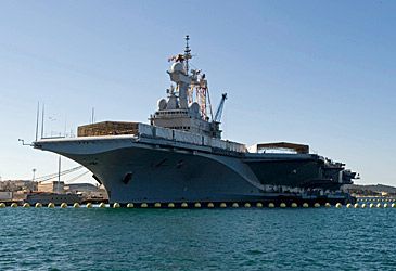 What is the name of France's flagship aircraft carrier?