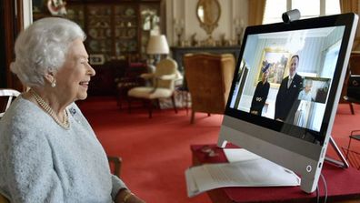 Queen Elizabeth II, who is in residence at Windsor Castle, has held her first ever virtual audience at Buckingham Palace, Friday, December 4, 2020