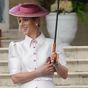 Zara Tindall wows in glamorous dress at garden party