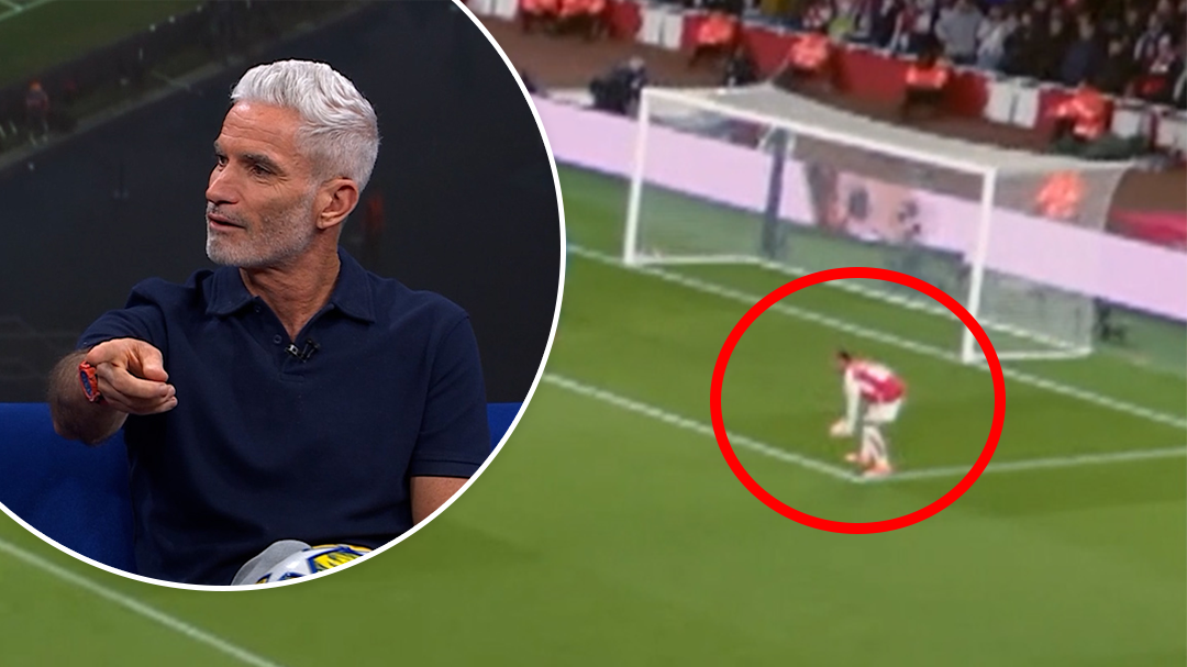 Craig Foster was angry that this Arsenal handball went unpunished.