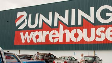 Exterior of a Bunnings Warehouse store in Australia
