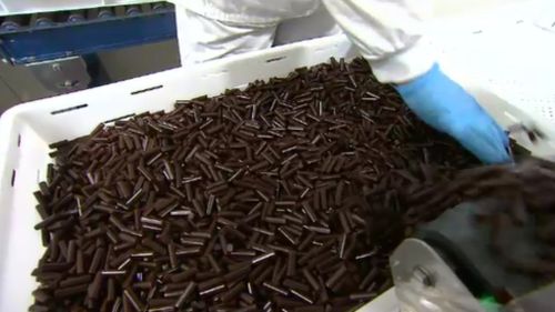 The brand's famous chocolate bullets are set to roll off the production line in Melbourne soon.