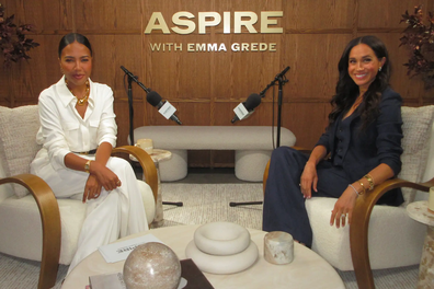 Meghan, the Duchess of Sussex, on the podcast Aspire with Emma Grede on June 17, 2025.