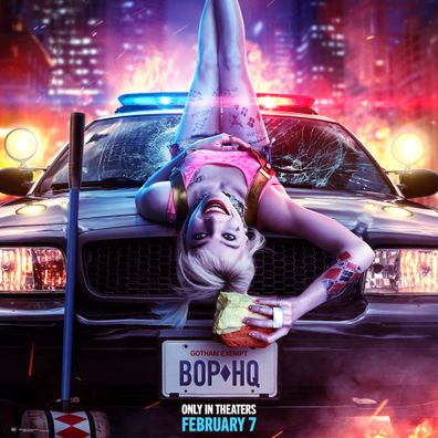 Margot Robbie as Harley Quinn in the first series of posters for Birds Of Prey