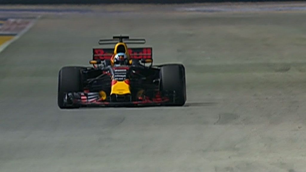 Ricciardo to start from second row