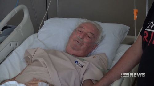 The 84-year-old is finally being flown to Australia. (9NEWS)