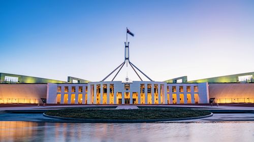 The Australian Parliament House.