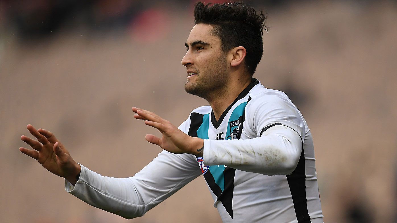 Port Adelaide star Chad Wingard hits out amid mass trade rumours