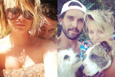 Here at TheFIX we're in love with love... and so is <i>The Big Bang Theory</i>'s Kaley Cuoco!<br/><br/>Almost every day we're treated to Instagram shots of the bubbly blonde and her tennis pro hubby Ryan Sweeting doing EVERYTHING together. Couples' yoga? Check. Matching tattoos? Check. Bedroom selfies? Check. Feel the love just bursting out of the screen in our slideshow devoted to the Cuoco-Sweetings.<br/><br/>Images: Instagram/normancook (Kaley Cuoco). <b><a target="_blank" href="http://instagram.com/thefixinsta">Follow TheFIX on Instagram!</a></b><br/><br/>Author: Adam Bub. <b><a target="_blank" href="http://twitter.com/TheAdamBub">Follow on Twitter</a></b>.