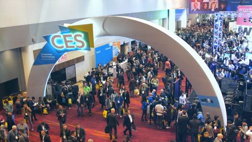 The big crowd at the Consumer Electronics Show.
